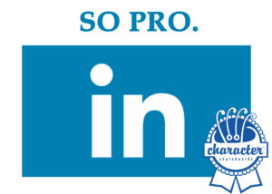 Character on LinkedIn